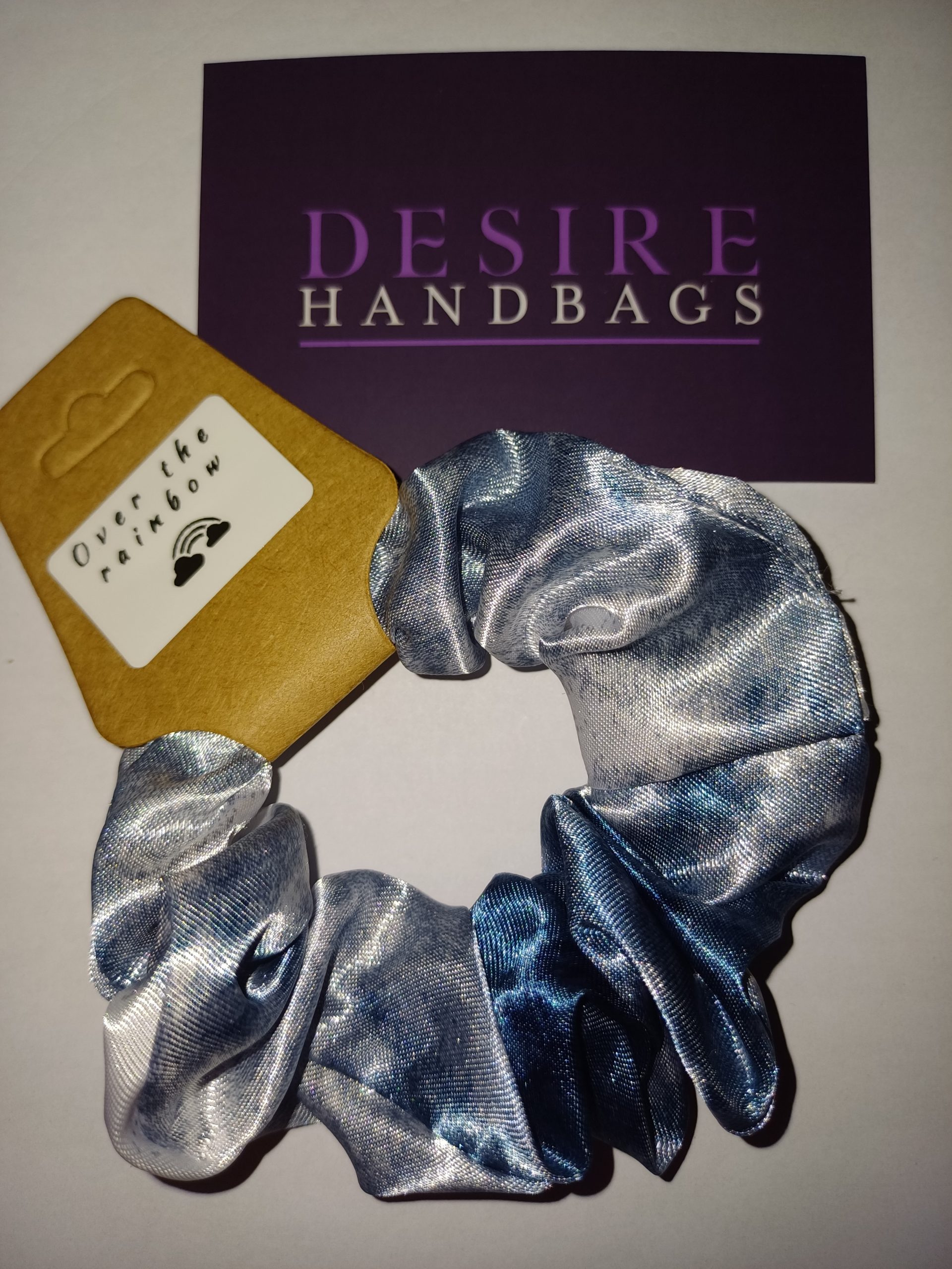 OTR 244 Grey tie dye Scrunchie